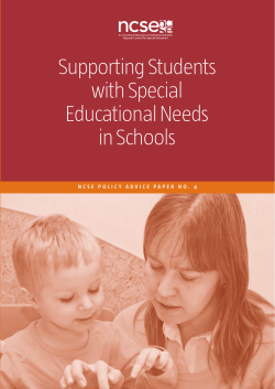 Supporting Students with Special Educational Needs in Schools