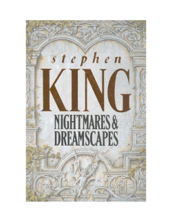 By Stephen King and published by - Weebly