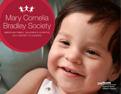 Mary Cornelia Bradley Society - American Family Childrens Hospital