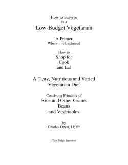 download the book - Low Budget Vegetarian
