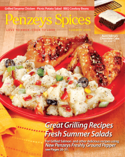 Great Grilling Recipes Fresh Summer Salads - Penzeys Spices