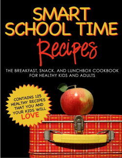 SMART SCHOOL TIME RECIPES: The Breakfast - Alisa Cooks