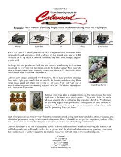 Catalog - Colwood Electronics, Inc.