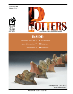 Nov. - Potters Guild of BC