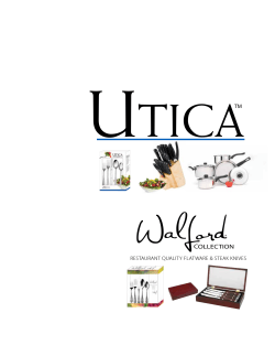 download catalog - Utica Cutlery