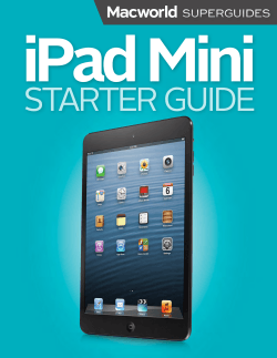 iPad Mini Starter Guide - St. Francis Episcopal Day School