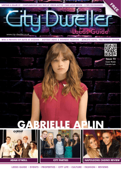GABRIELLE APLIN - Leeds City Magazine