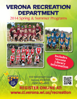 2014 Spring Summer Brochure - ActivityReg