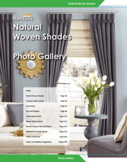 Natural Woven Shades Photo Gallery - Horizons Window Fashions