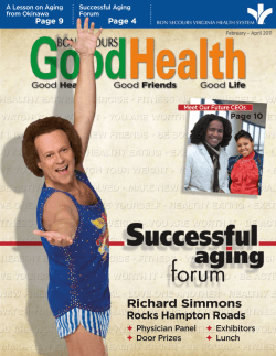 Richard Simmons - Bon Secours Senior Health