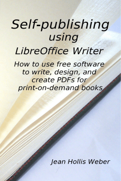 Self-Publishing with OOo3 Writer - Taming LibreOffice