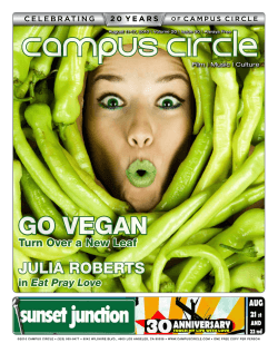 GO VEGAN - Campus Circle