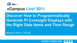 Discover How to Programmatically Generate PI Coresight - OSIsoft
