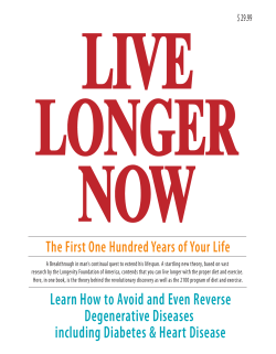 Learn How to Avoid and Even Reverse Degenerative Diseases