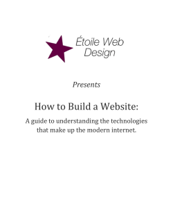 How to Build a Website: - Étoile Web Design