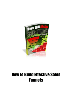 How to Build Effective Sales Funnels - Darren Barton