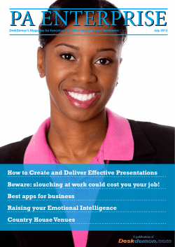 How to Create and Deliver Effective Presentations - DeskDemon