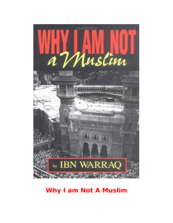 Why I am Not A Muslim - Bukti dan Saksi