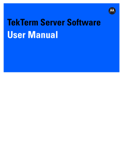 TekTerm Server User Manual - IngenuityWorking