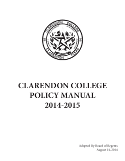 2013-2014 Policy Manual Personnel Handbook Covers and Spines