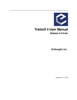 TraitsUI 4 User Manual - Read the Docs
