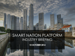 smart nation platform industry briefing - iDA