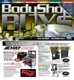 Body Shop Buys – 4th Quarter - STAR Group NAPA Auto Parts Stores