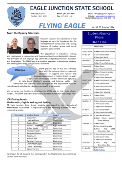 newsletter-2014-10-22 - Eagle Junction State School
