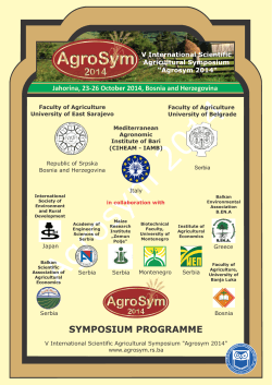 Program symposium FINAL.cdr - Agrosym 2014
