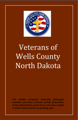 Veterans of Wells County North Dakota - Herald-Press