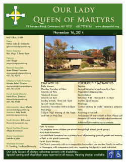 Our Lady Queen of Martyrs Parish