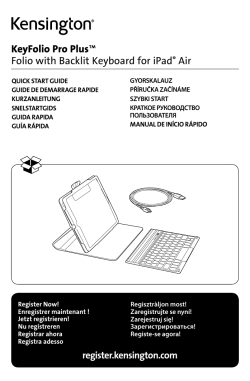 KeyFolio Pro Plus™ Folio with Backlit Keyboard for iPad® Air - Sears