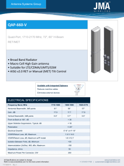 QAP-660-V - JMA Wireless