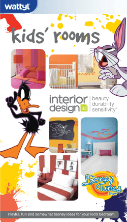 Playful, fun and somewhat looney ideas for your kids bedroom - Wattyl