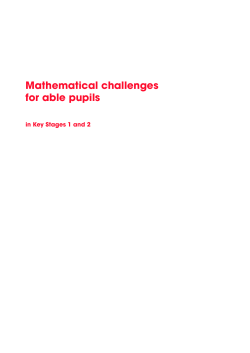 Mathematical challenges for able pupils - Birmingham Grid for