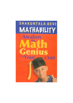 Awaken The Math Genius In Your Child - SBI Officers Association(K)