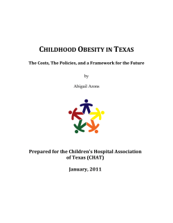 Childhood Obesity in Texas Report.pdf - Childrens Hospital