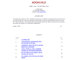 Moonchild (Liber 81 - The Butterfly Net) - thule-italia.net