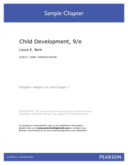 Child Development, 9/e - Pearson