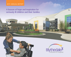 Blythedale Childrens Hospital 2011 Annual Report