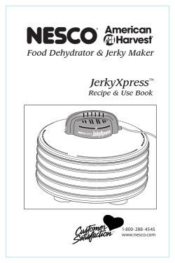 JerkyXpress™ - Nesco/American Harvest
