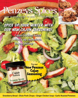 Spice up your winter with our new Cajun seasoning! - Penzeys Spices