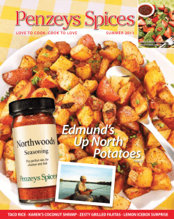 Up North Potatoes Edmunds - Penzeys Spices
