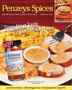 Time for a Taste of Something New - Penzeys Spices
