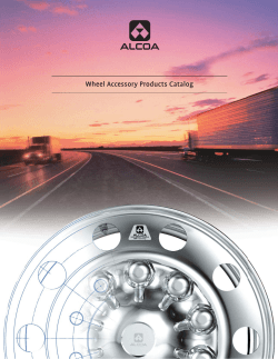 Wheel Accessory Products Catalog - Alcoa
