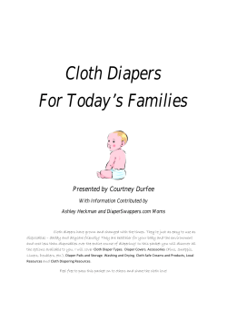 Intro to Cloth Diapers Parent Resource Book - CD Doula Services