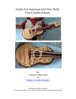 Guitar For American Girl Size Dolls Free Crochet Pattern - Donnas