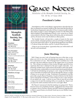 Grace Notes - Memphis Scottish Society