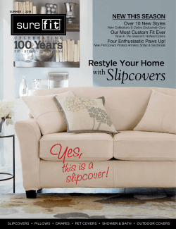 Slipcovers - Sure Fit