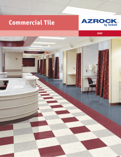 Azrock Commercial Tile catalog Reed First Source
